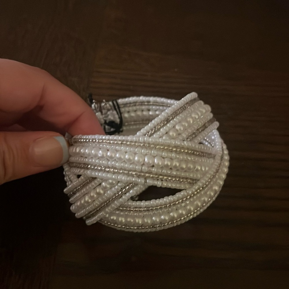 New York and Co White Bracelet
